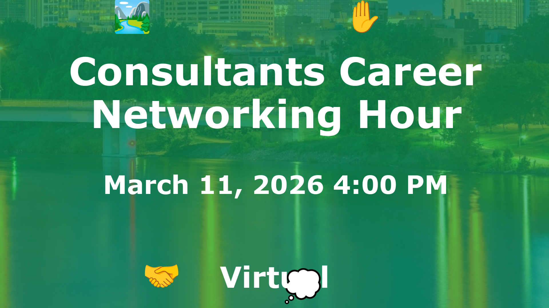 Consultants Career Networking Hour event image